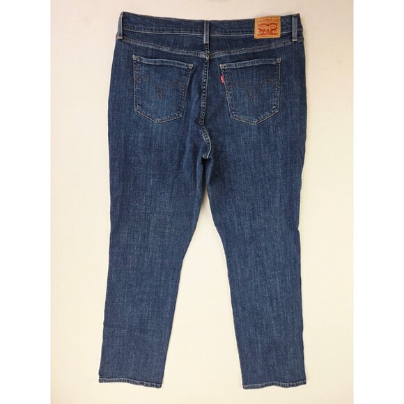 Levis 33X30 Size 16M Womens Classic Straight 5 Pocket Logo Tag Jeans - Picture 1 of 14